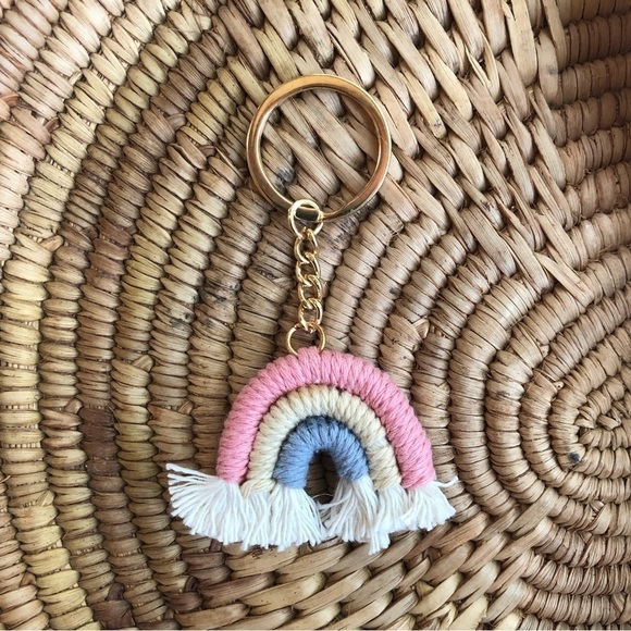 BOHO rainbow keychain for diaper bag - Picture 1 of 4